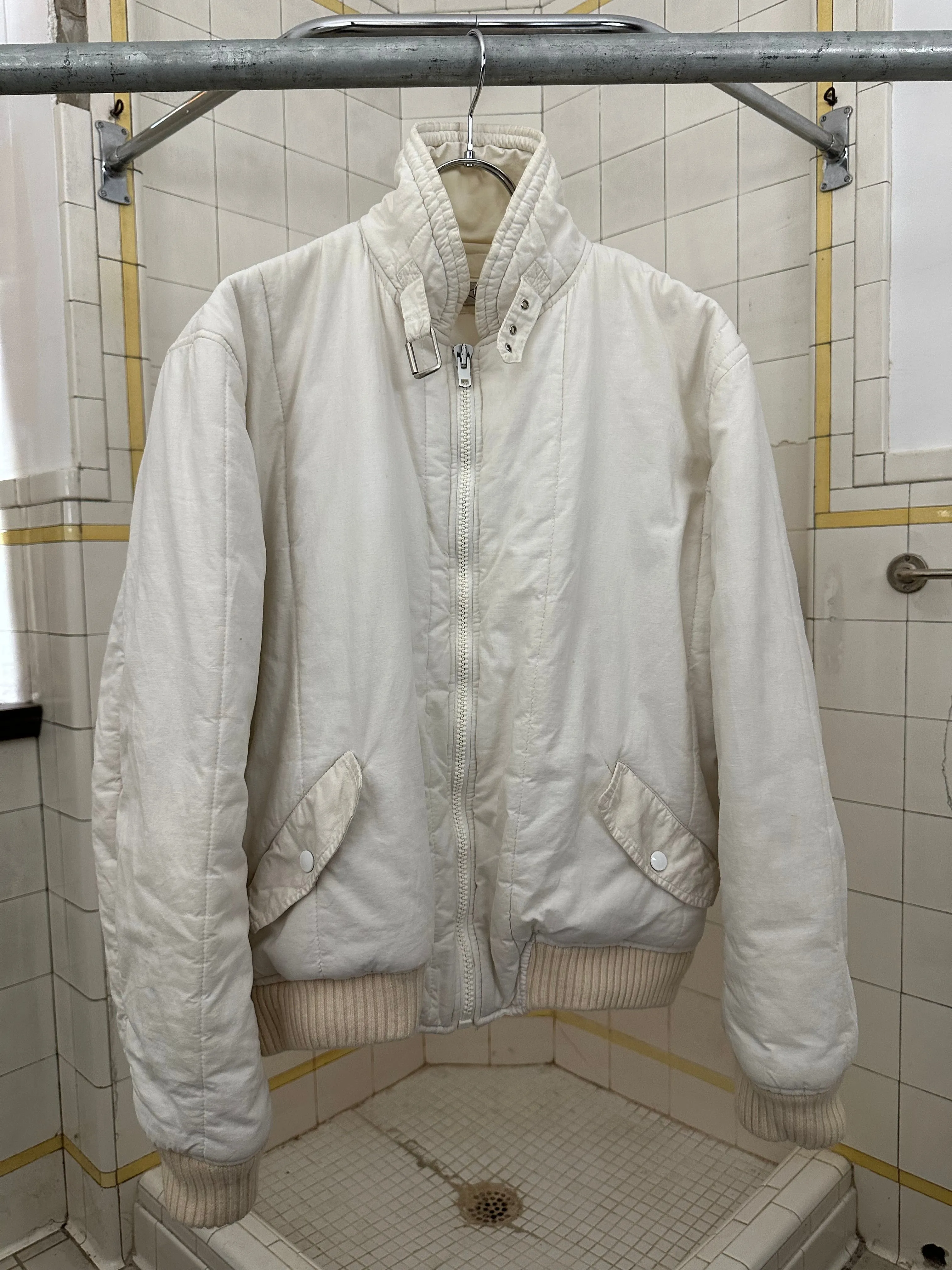 1980s Ball Padded Bomber Jacket - Size M