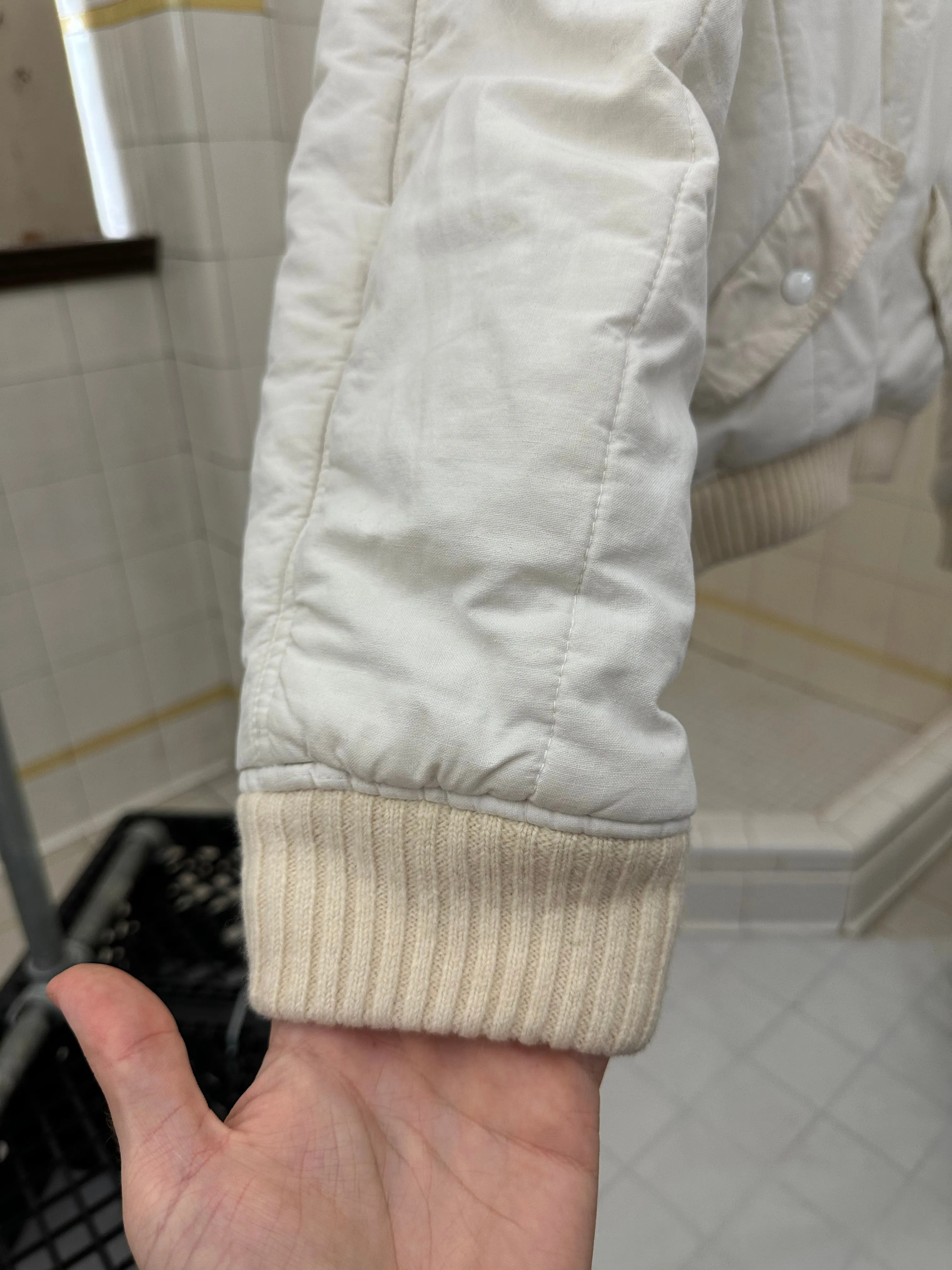 1980s Ball Padded Bomber Jacket - Size M