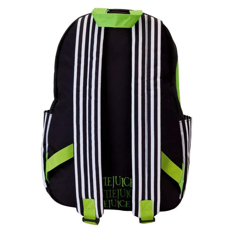 Beetlejuice Cosplay Nylon Full-Size Backpack by Loungefly
