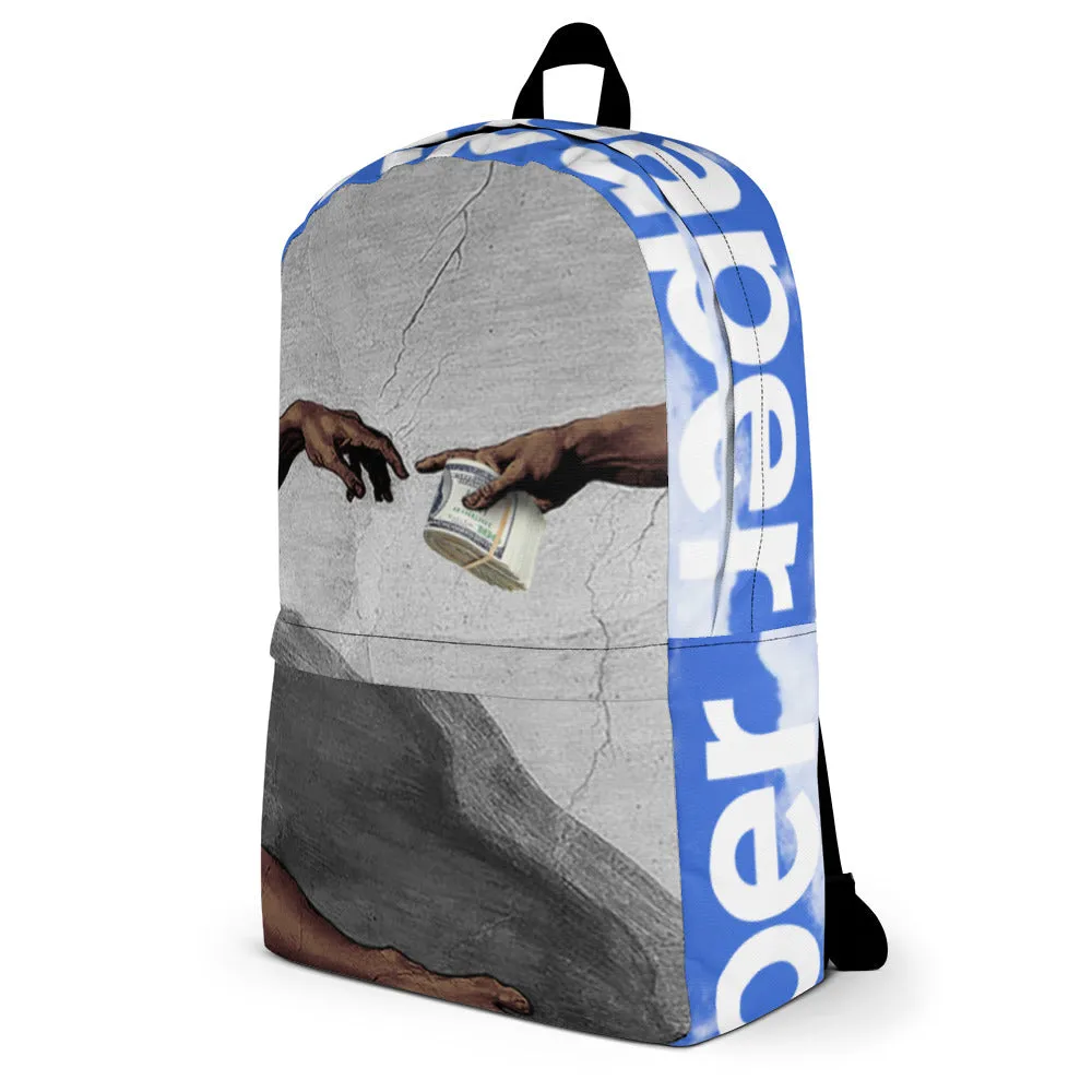 Black Paper - God to Adam Backpack