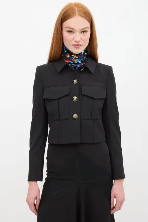 Black Wool Fulham Jacket