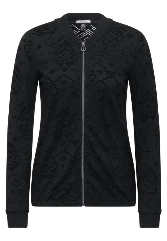Cecil Ajour Jacket black 21513
