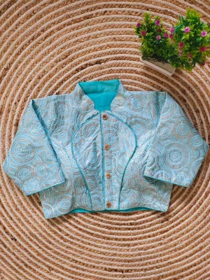Fancy Jacket Style Blouse