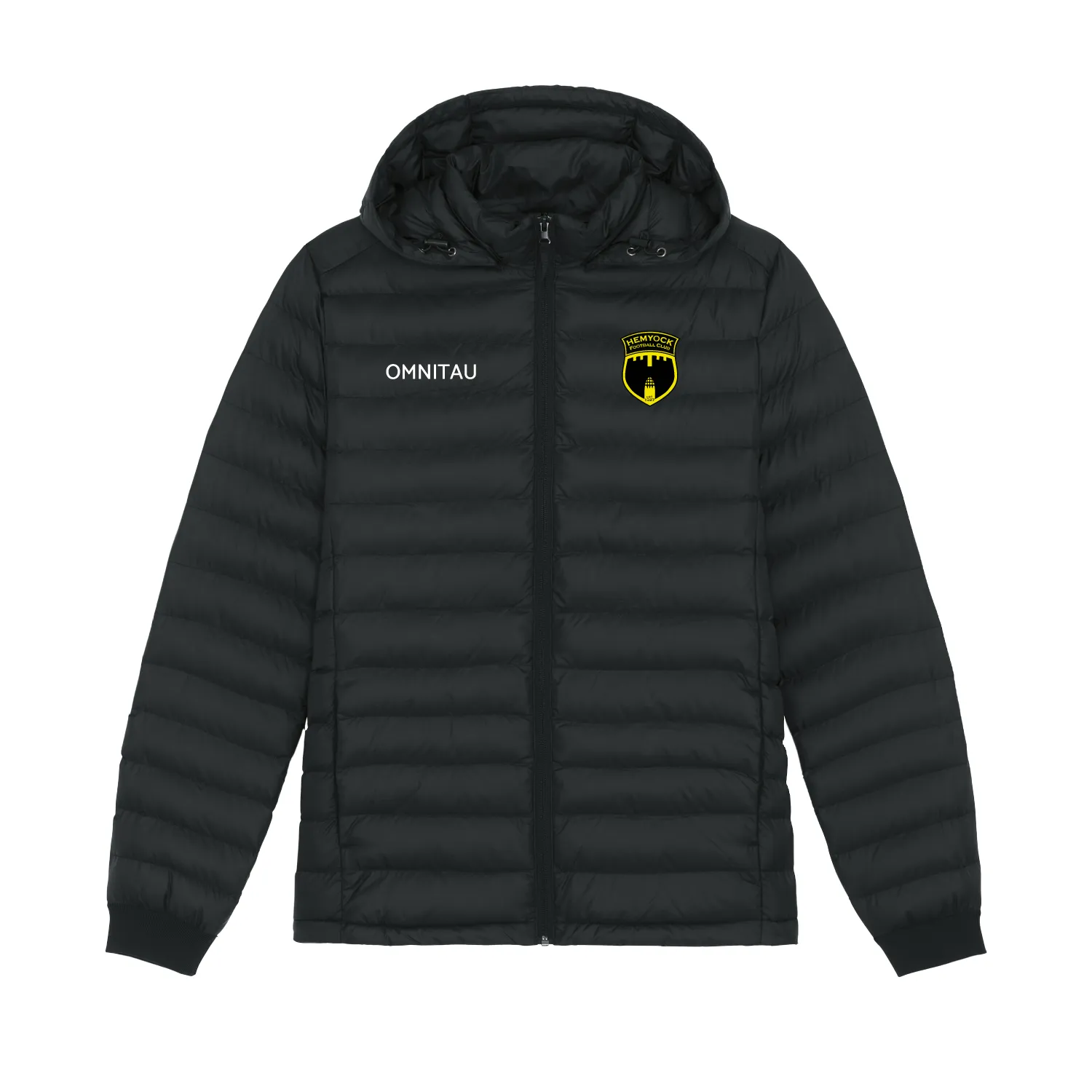 Hemyock FC Team Sports Padded Jacket - Black