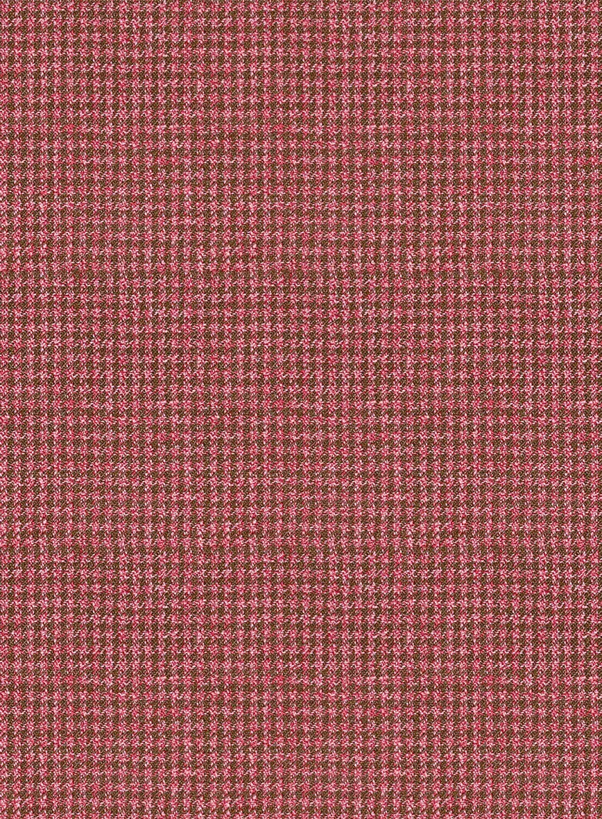 Italian Prato Tango Houndstooth Linen Suit