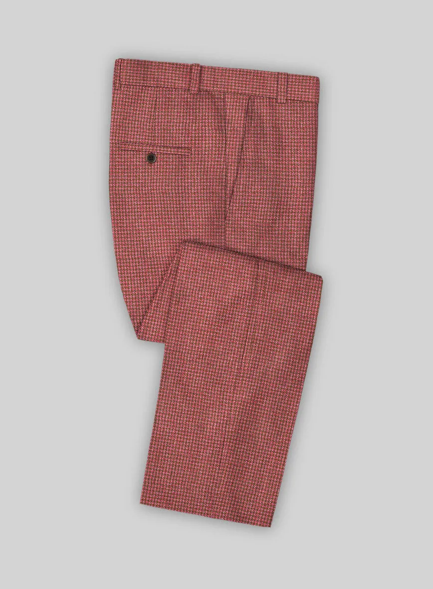 Italian Prato Tango Houndstooth Linen Suit