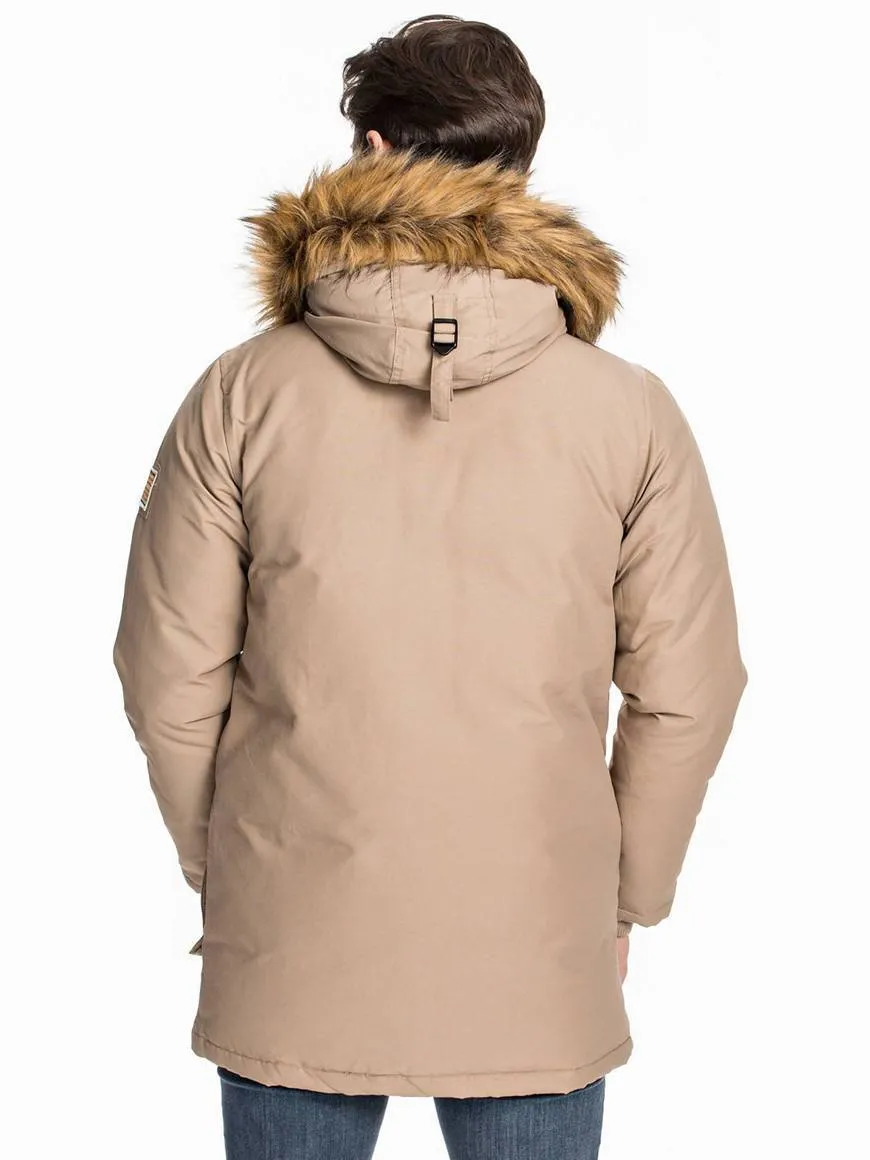 Jersey padded jacket
