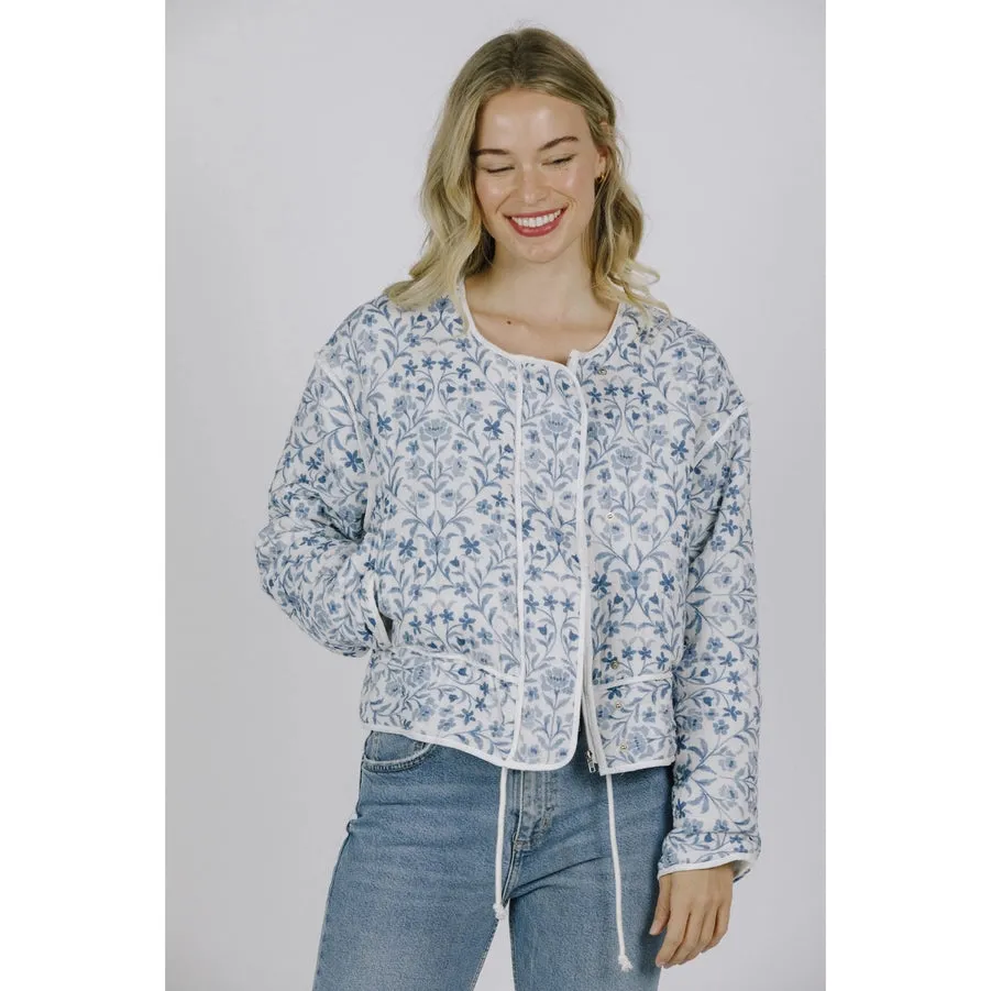 Katy Floral Printed Padded Jacket