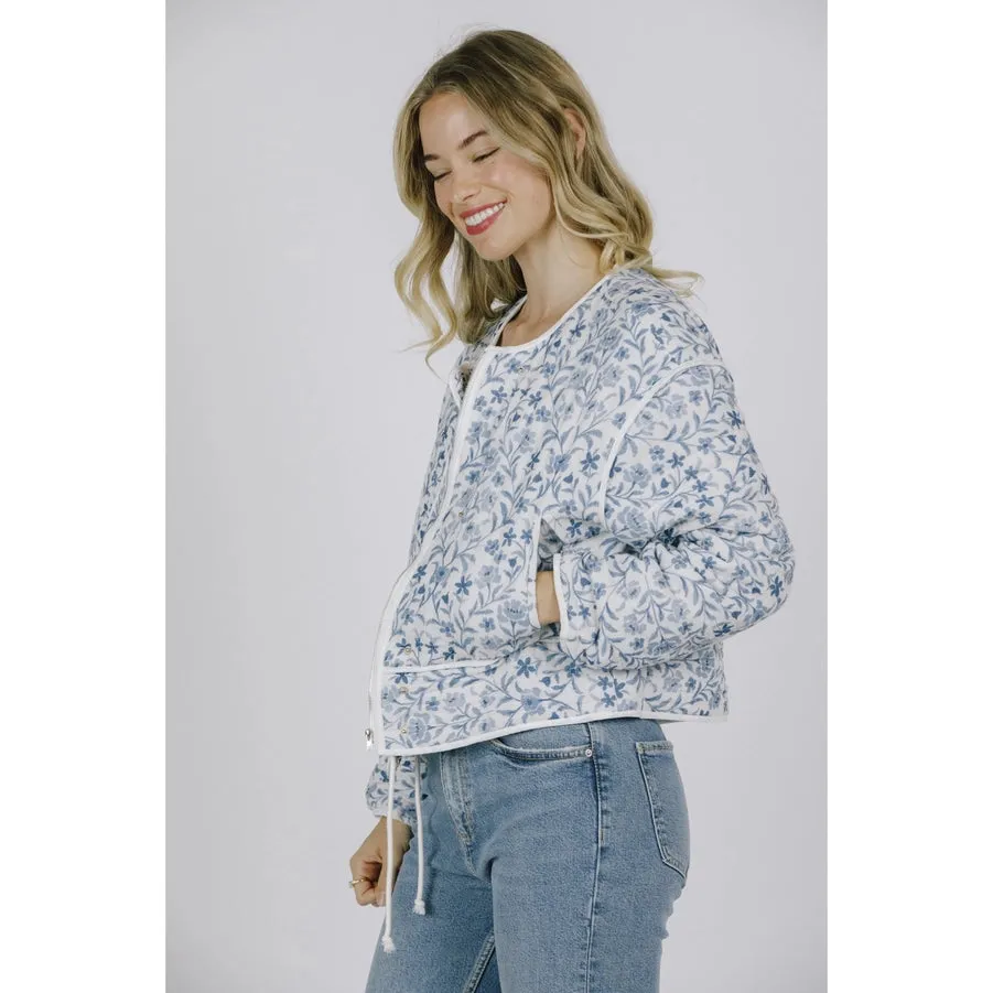 Katy Floral Printed Padded Jacket