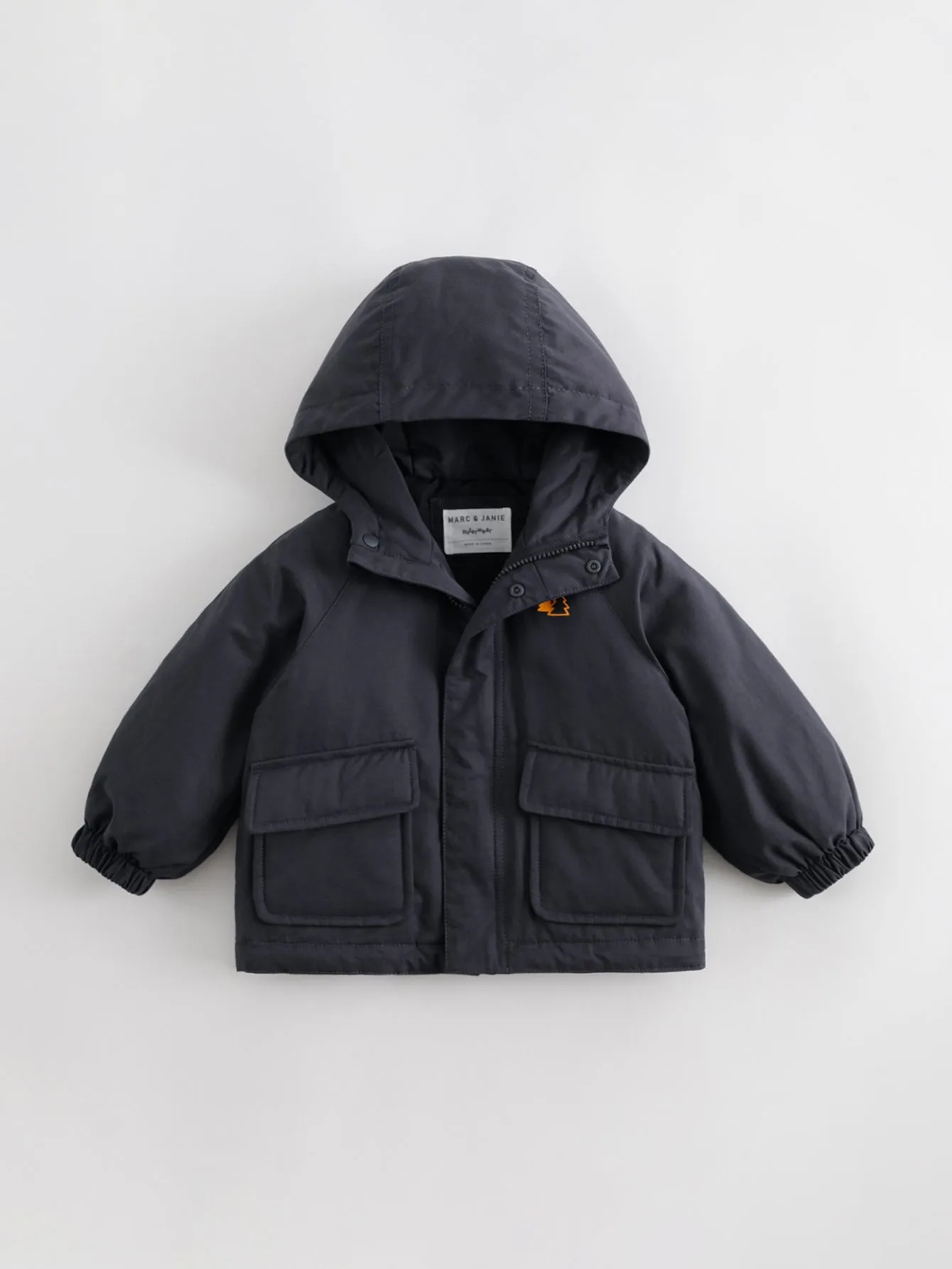 MARC & JANIE Boys Large Pocket Hooded Padded Jacket 231370