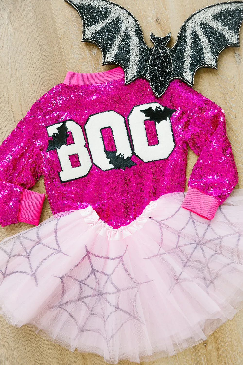 MINI KIDS BOO BATS SPARKLE JACKET