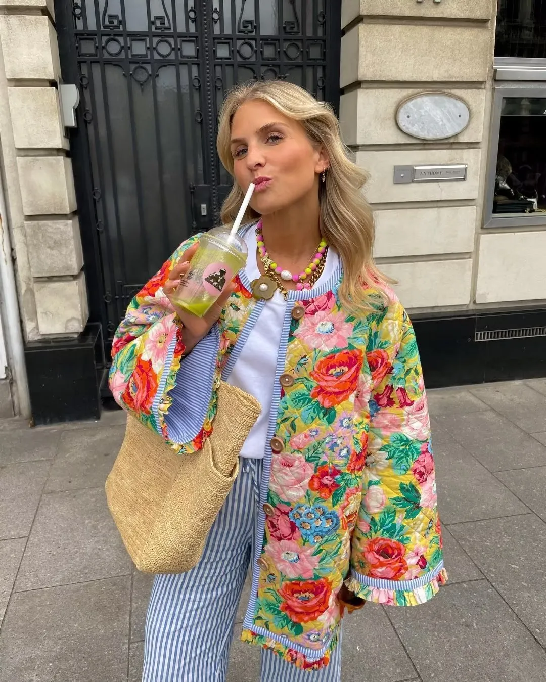 Mirra Floral Quilted Jacket