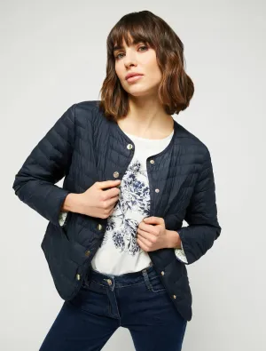 Penny Black Reversible Padded Jacket | Navy Blue