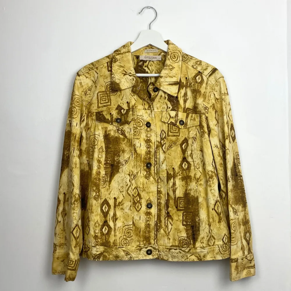 Printed Denim Jacket - MEDIUM