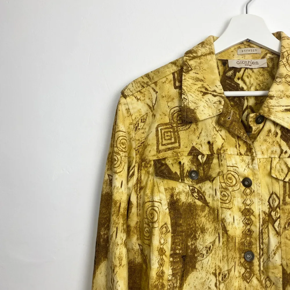 Printed Denim Jacket - MEDIUM