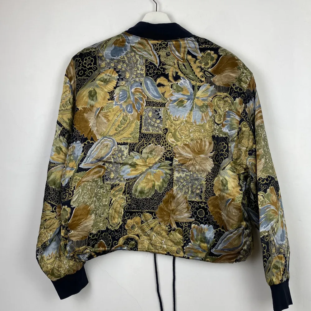 Printed Satin Bomber - S/M