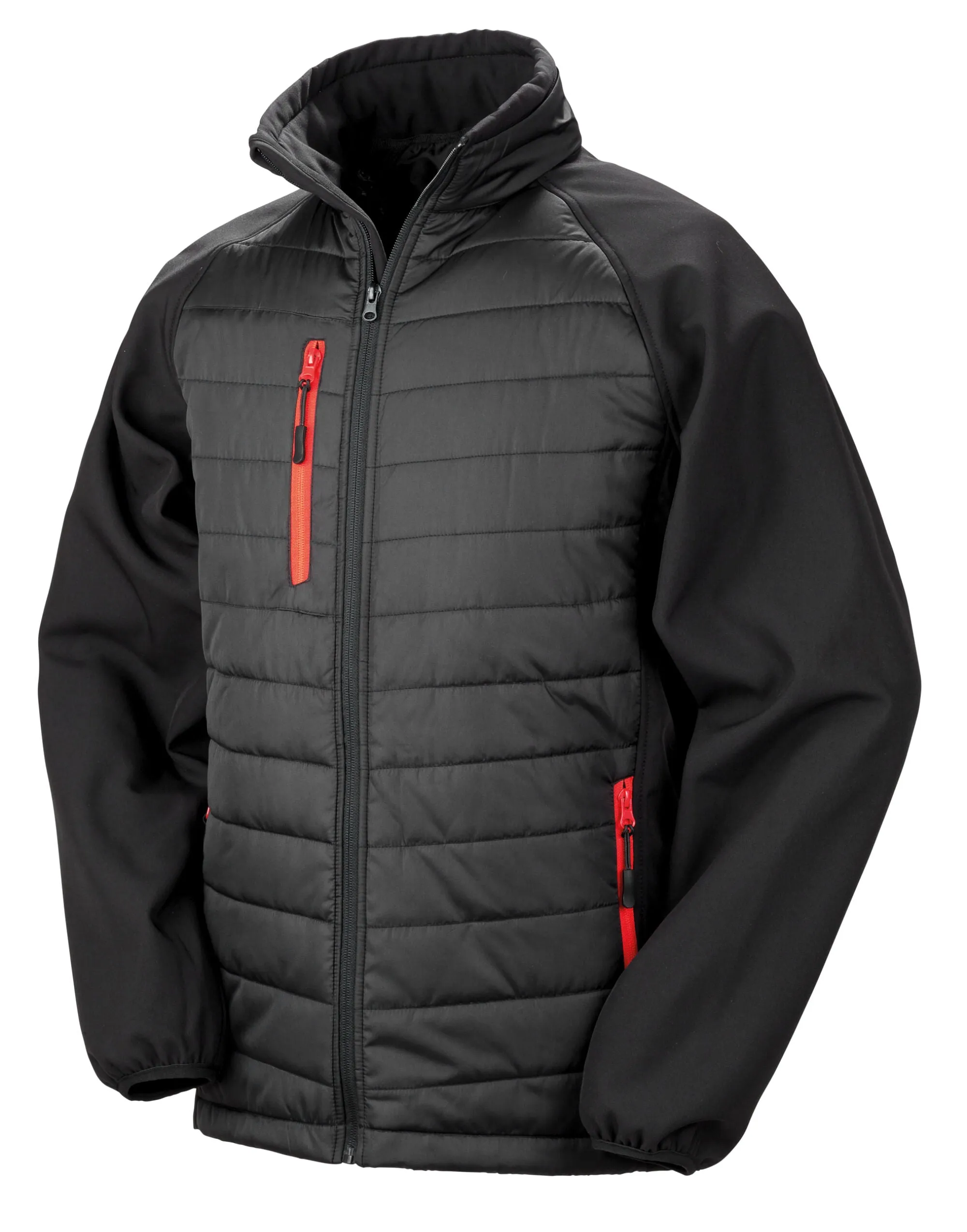 R237X Result Black Compass Softshell Jacket