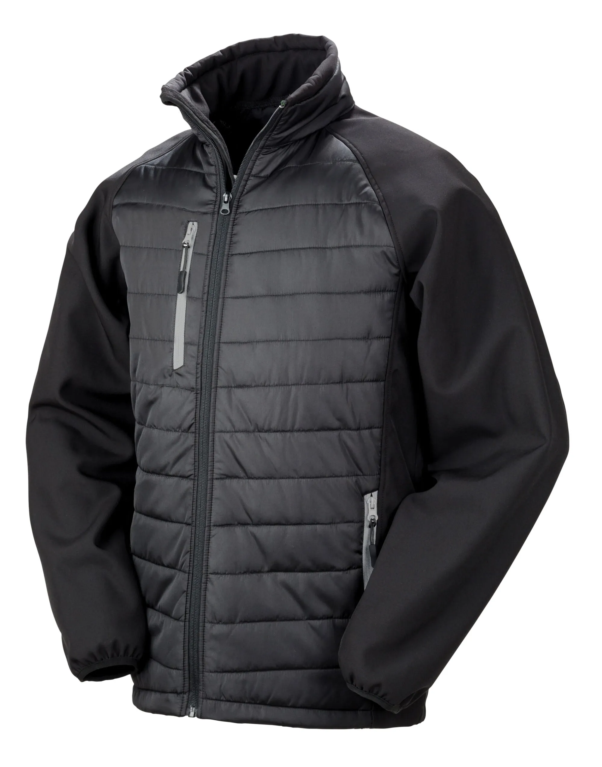 R237X Result Black Compass Softshell Jacket