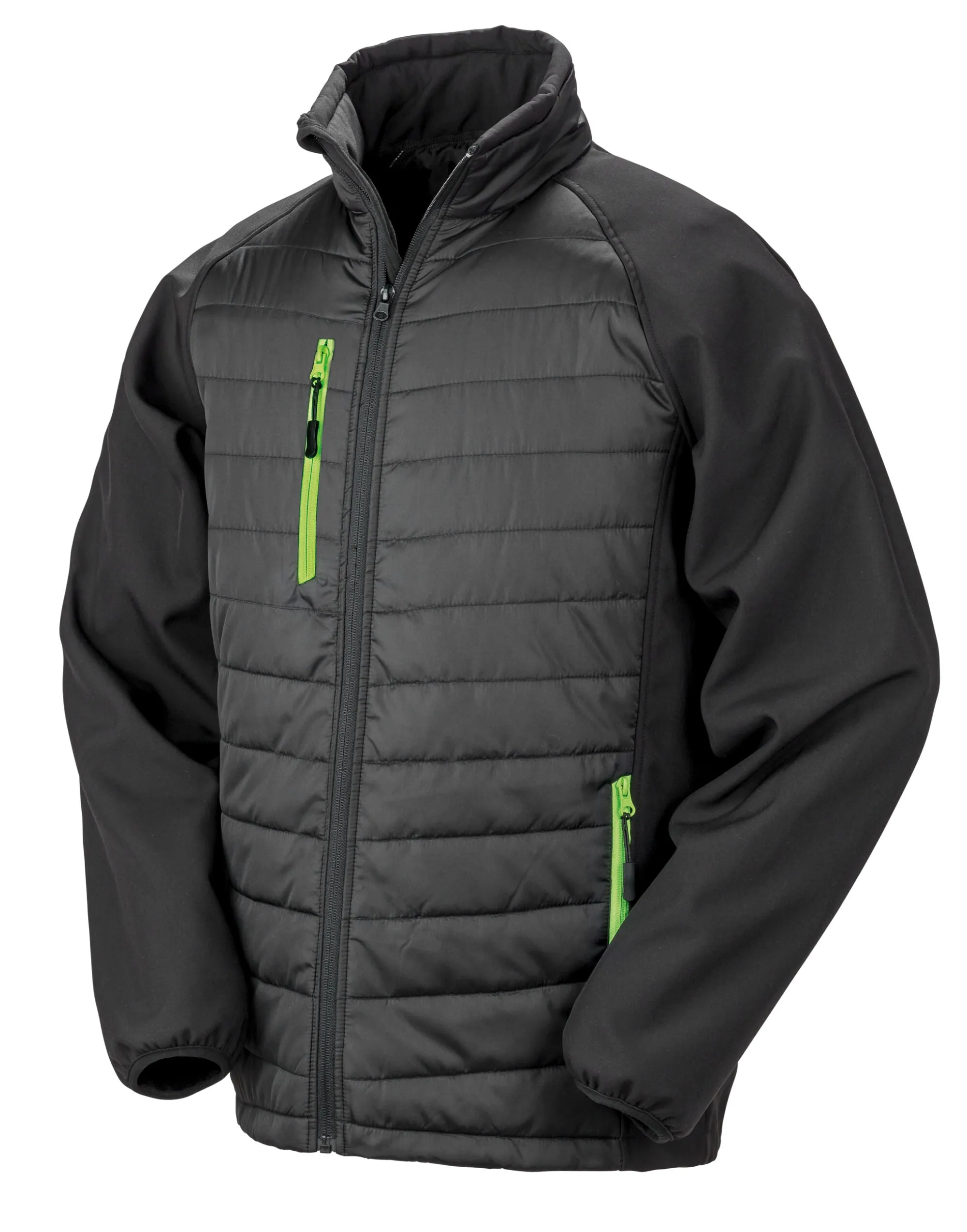 R237X Result Black Compass Softshell Jacket
