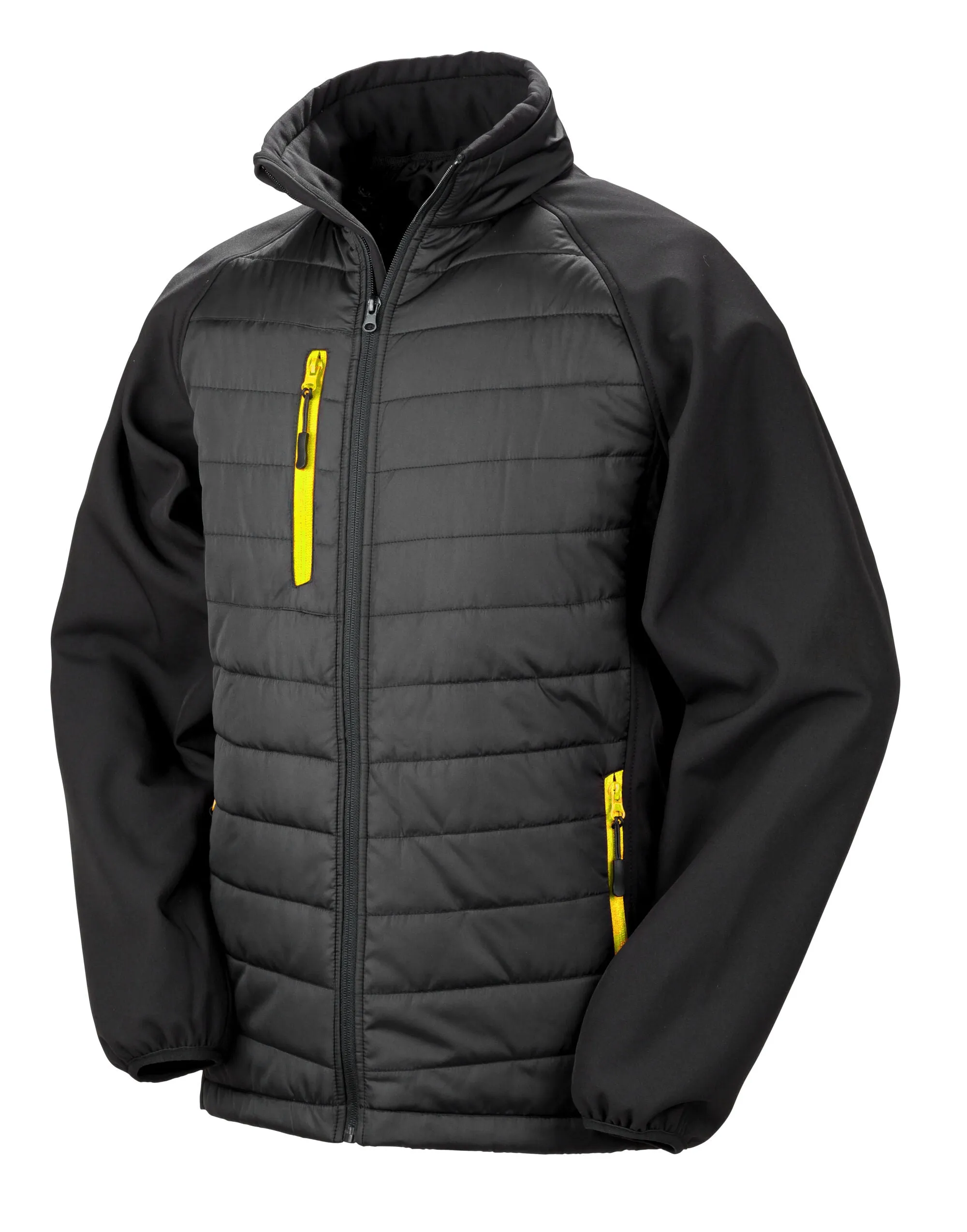 R237X Result Black Compass Softshell Jacket