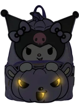 Sanrio Kuromi Pumpkin Loungefly Mini Backpack