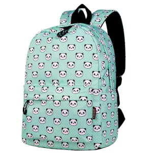 School Backpack Lovely Panda Printed Waterproof Bookbag Daypack for High School
