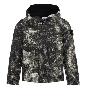 Stone Island Junior Camouflage Utility Jacket