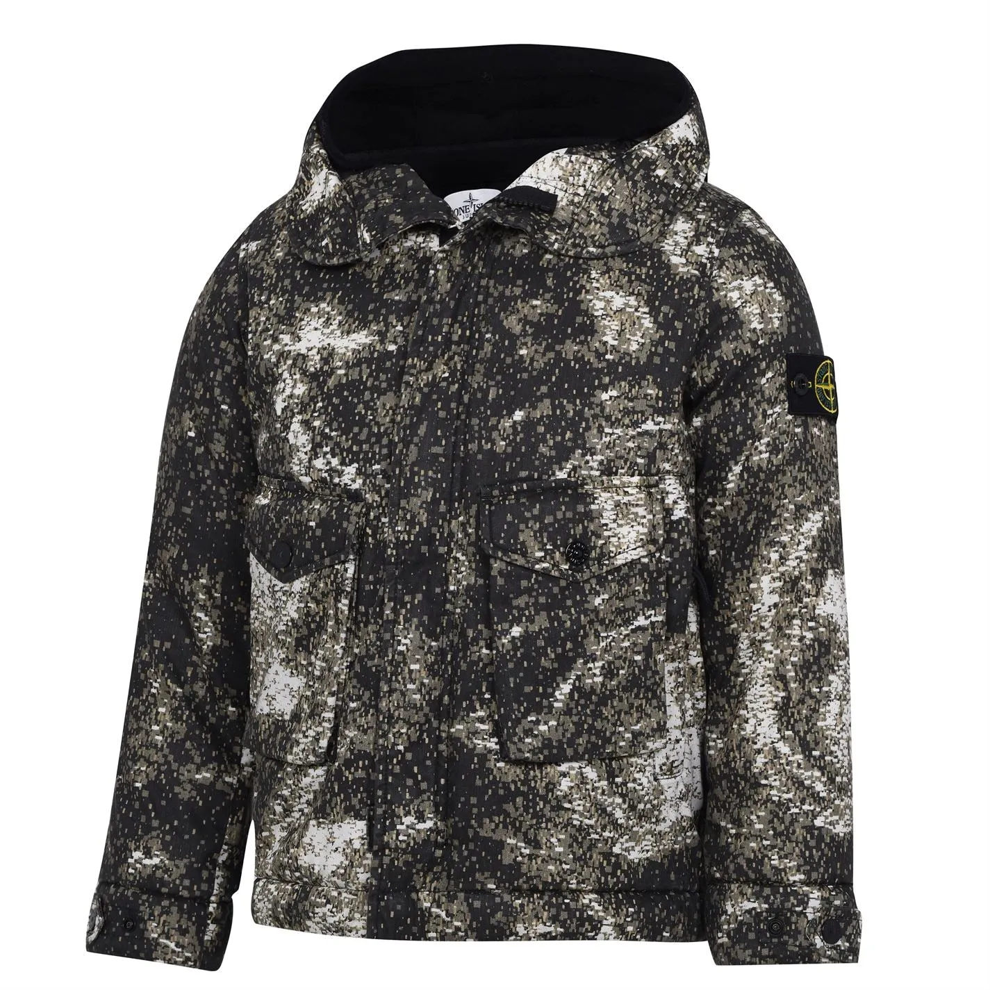 Stone Island Junior Camouflage Utility Jacket