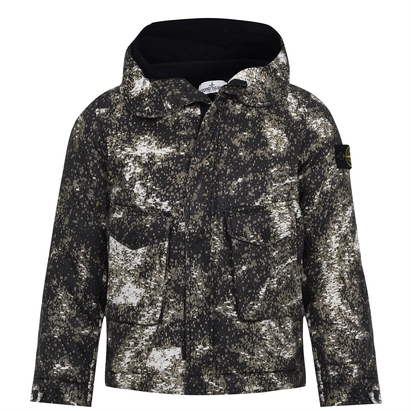 Stone Island Junior Camouflage Utility Jacket