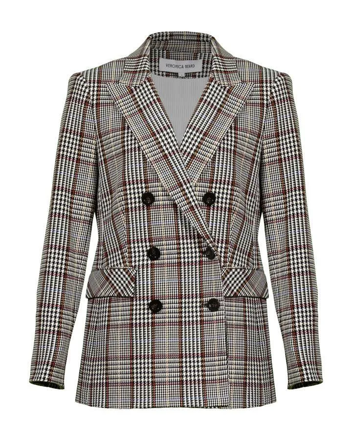 Veronica Beard Ellette Plaid Dickey Jacket