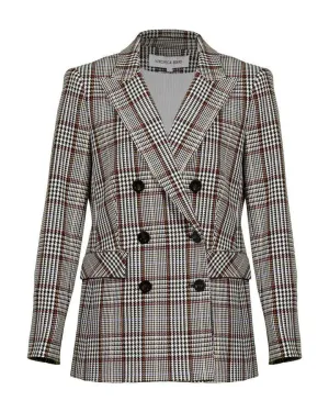 Veronica Beard Ellette Plaid Dickey Jacket